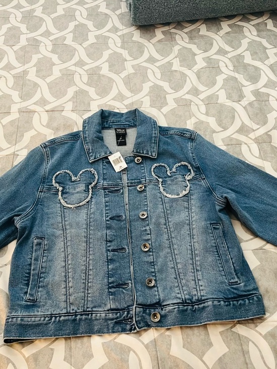 Disney Jackets & Blazers - Disney Mickey Mouse Blue Denim Jacket NWT